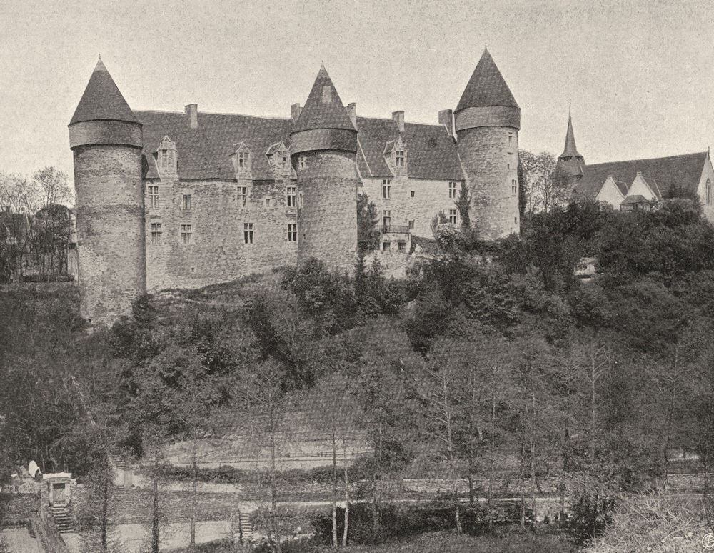 CHER. Culan- Château 1905 old antique vintage print picture